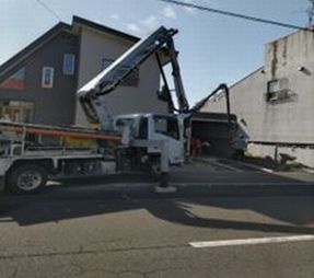 岩見沢市幌向 カスケードガレージ設置工事